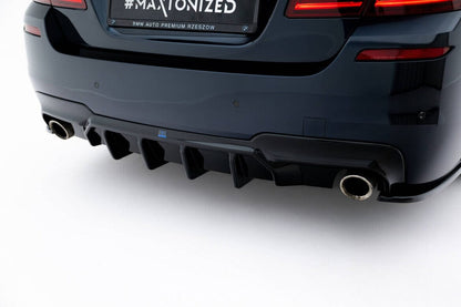 BMW 5er F11 - Heck Diffusor O-O V.2 Maxton Design 