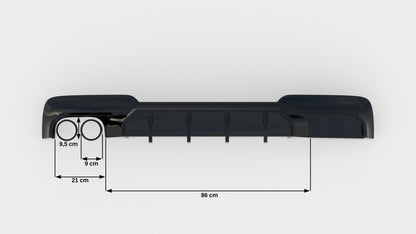 BMW 5er F11 - Heck Diffusor OO- V.2 Maxton Design 