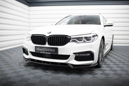 BMW 5er G30 Vorfacelift M-Paket - Frontspoiler - Frontlippe V.4 (DTC) Maxton Design 