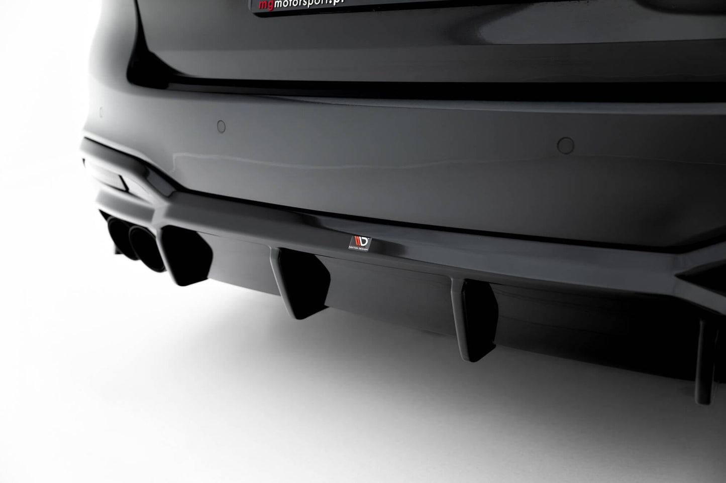 BMW 5er G31 Vorfacelift - Heck Diffusor OO-OO Maxton Design 