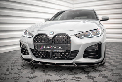 BMW i4 G26 Gran Coupe M-Paket - Frontspoiler - Frontlippe V.2 (DTC) Maxton Design 