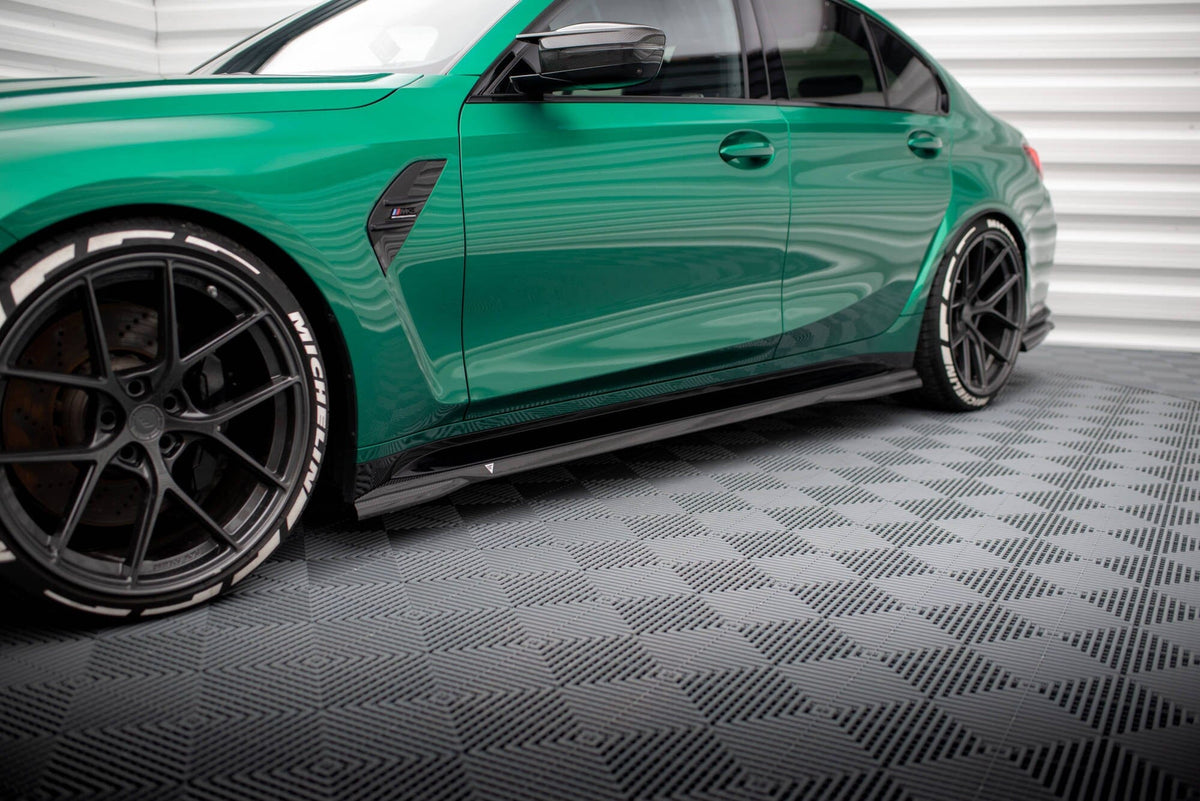 BMW M3 G80 - Carbon Fiber Seitenschweller Maxton Design 
