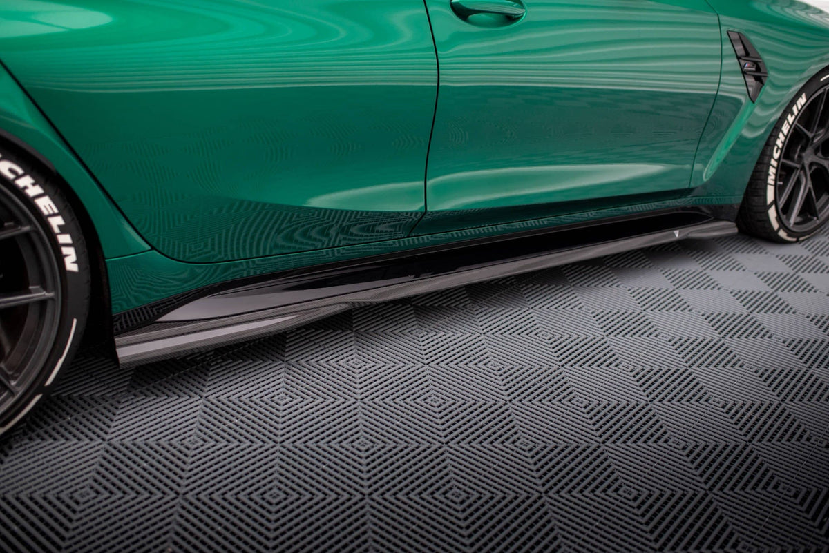 BMW M3 G80 - Carbon Fiber Seitenschweller Maxton Design 