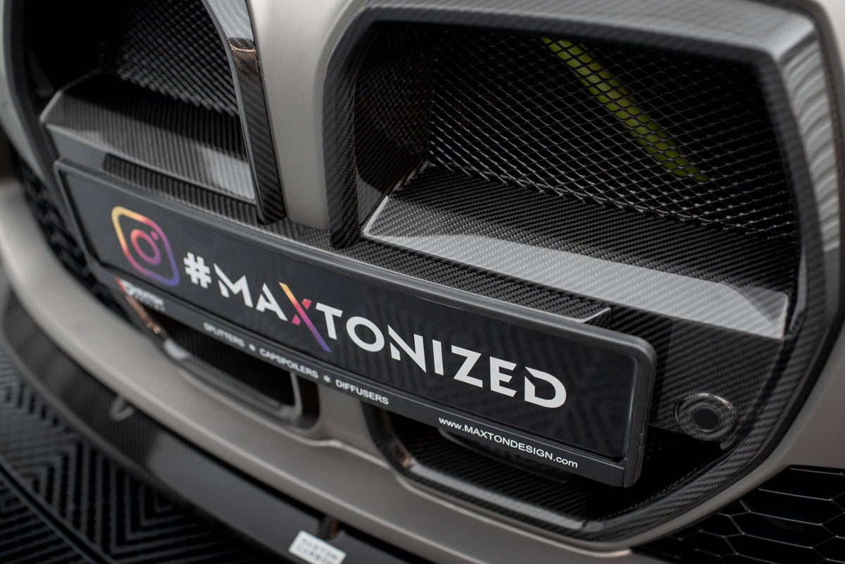 BMW M3 G80 - Prepreg Carbon Fiber Front Grill Maxton Design 