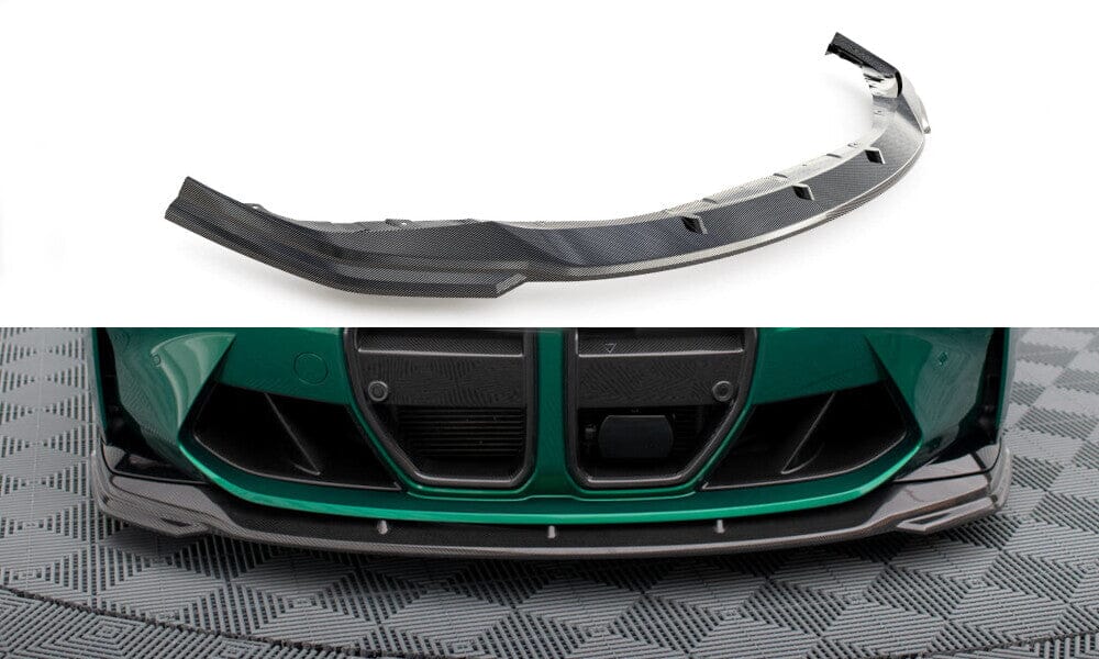 BMW M3 G80 - Prepreg Carbon Fiber Frontspoiler - Frontlippe V.2 Maxton Design 