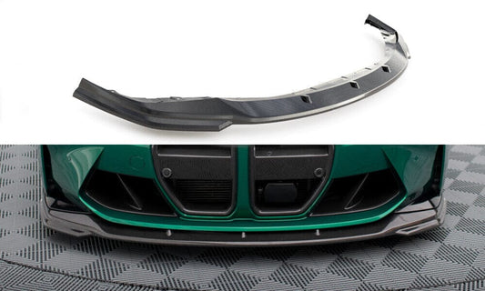 BMW M3 G80 - Prepreg Carbon Fiber Frontspoiler - Frontlippe V.2 Maxton Design 