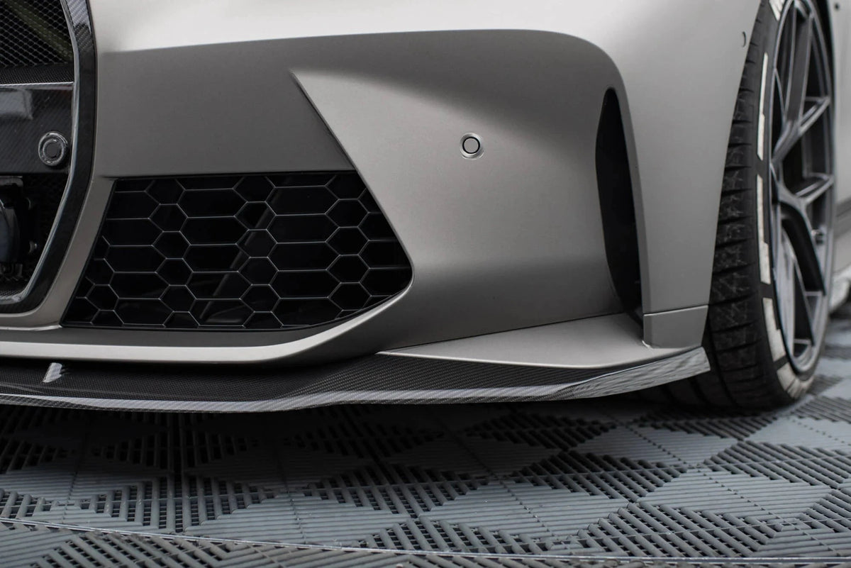 BMW M3 G80 - Prepreg Carbon Fiber Frontspoiler - Frontlippe V.3 Maxton Design 