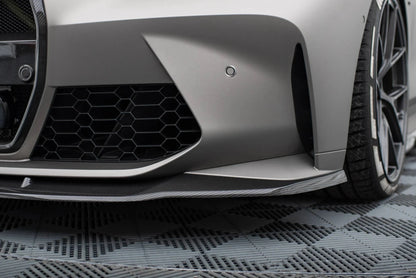 BMW M3 G80 - Prepreg Carbon Fiber Frontspoiler - Frontlippe V.3 Maxton Design 