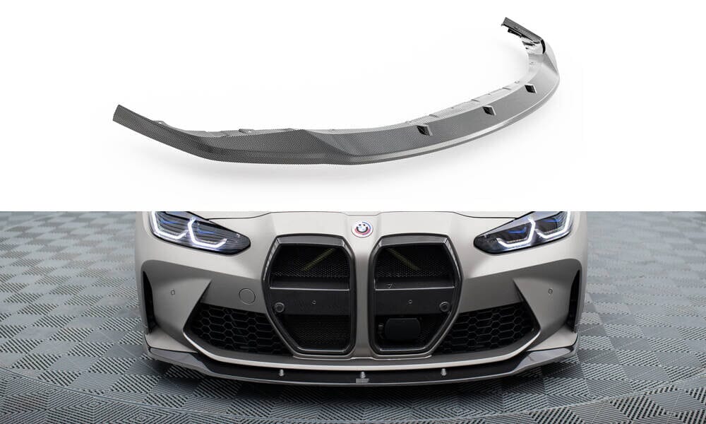 BMW M3 G80 - Prepreg Carbon Fiber Frontspoiler - Frontlippe V.3 Maxton Design 