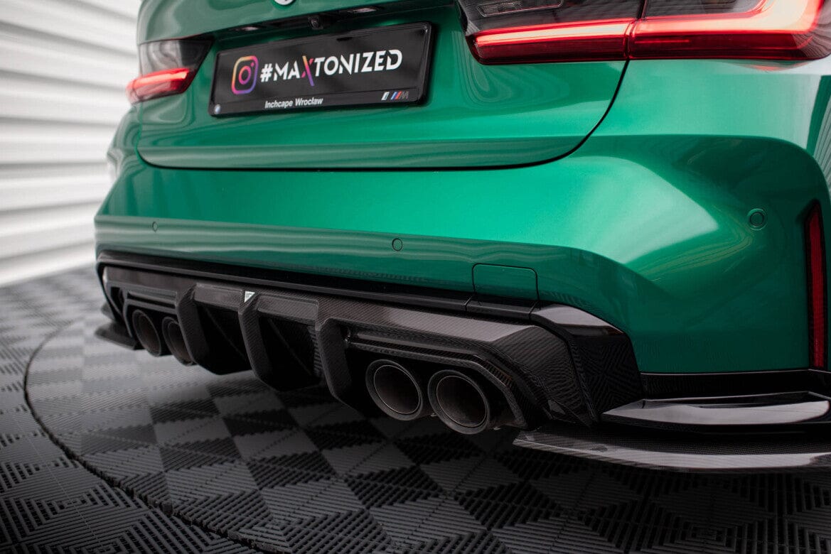 BMW M3 G80 - Prepreg Carbon Fiber Heck Diffusor Maxton Design 