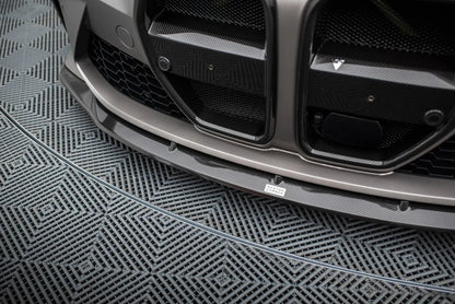 BMW M3 G81 - Prepreg Carbon Fiber Frontspoiler - Frontlippe V.3 Maxton Design 