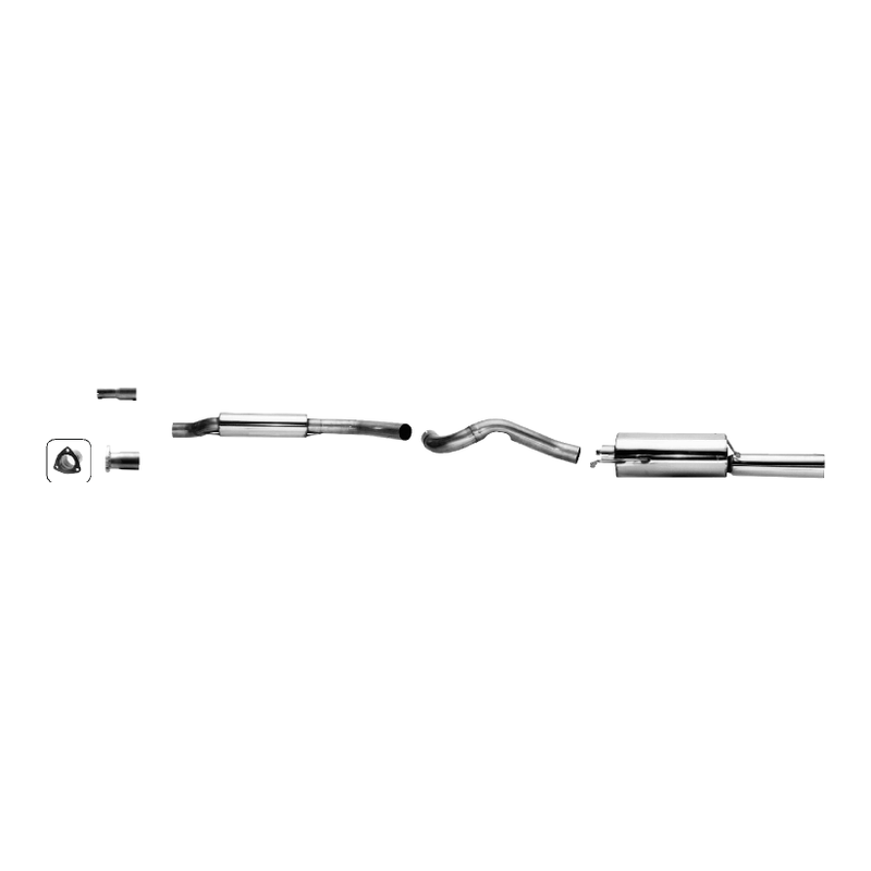 VW Golf 1 Cabrio - Bastuck Performance Auspuff Anlage ab Kat Ø 63MM - Bild 1