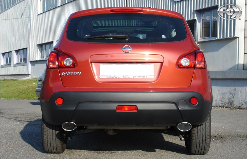 Nissan Qashqai - Fox Duplex Performance Auspuff Quer