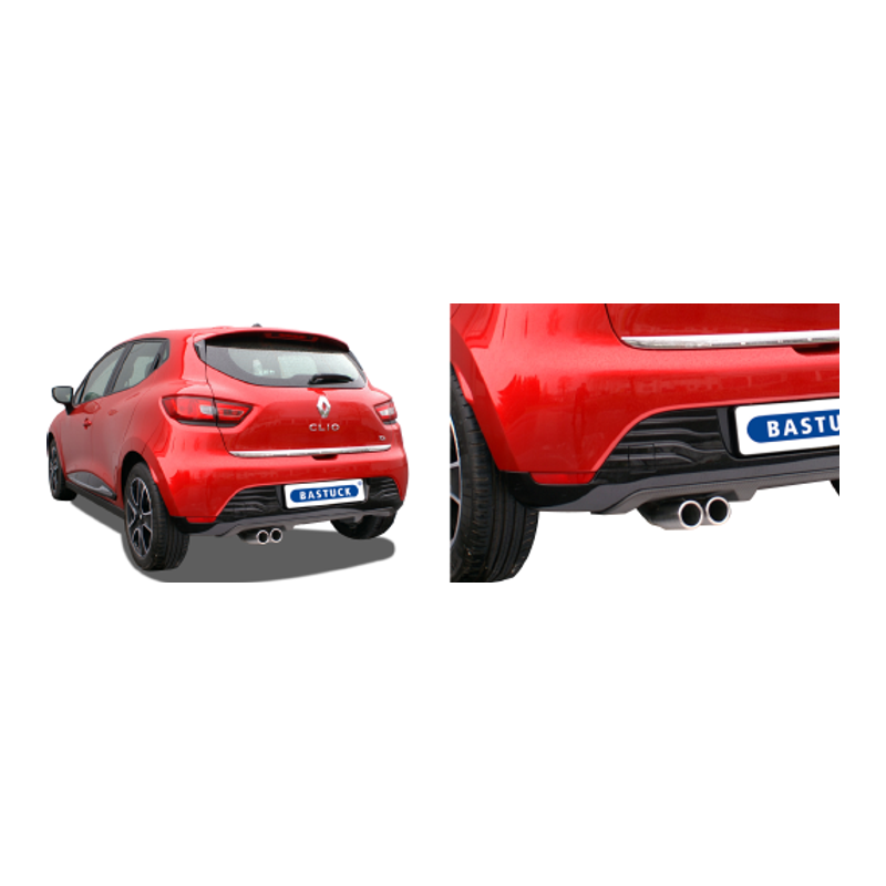 Renault Clio 4 - Bastuck Performance Auspuff Anlage ab Kat - Bild 3