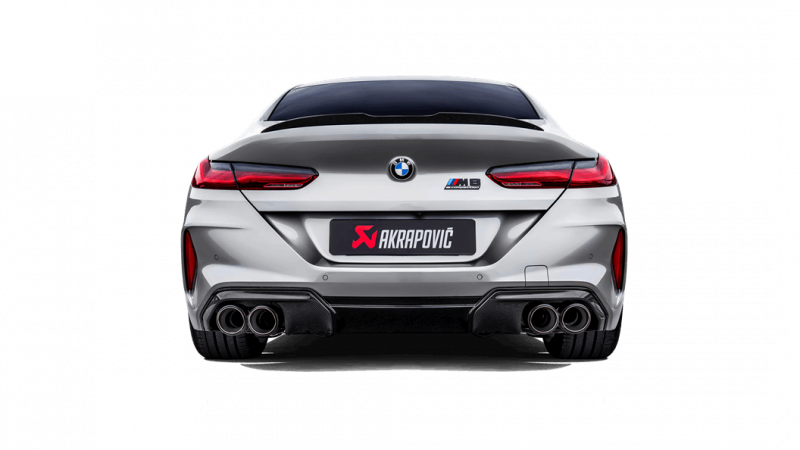 BMW M8 - SLIP-ON TITANIUM AKRAPOVIC DUPLEX AUSPUFF ANLAGE