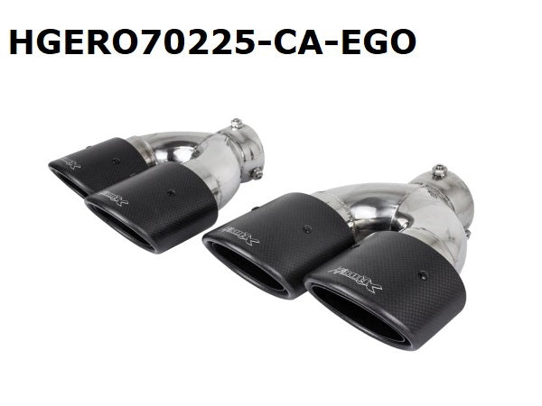 VW Golf 8 R Variant - EGO-X Duplex Performance Auspuff Anlage ab OPF ø 89mm