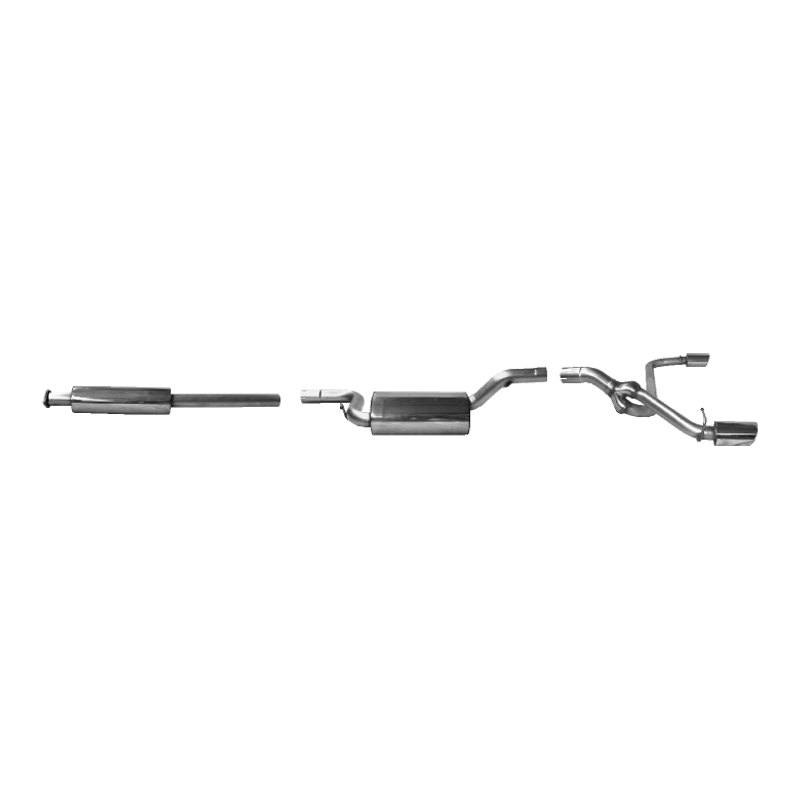 Mazda 3 (Bk) - Bastuck Duplex Auspuff Anlage ab Kat Ø 63MM