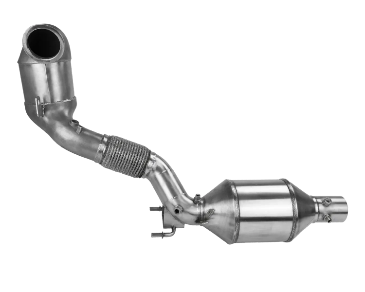 VW Golf 7 GTI TCR - Bull-X Downpipe mit 200 Zellen HJS Sport Katalysator