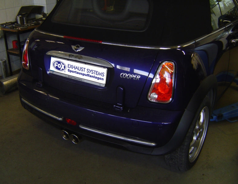 Mini Cooper Cabrio - Fox Performance Auspuff Mittig