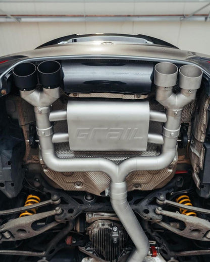 BMW M4 F82 - GRAIL DUPLEX SPORTAUSPUFF ANLAGE AB KAT Ø 89MM