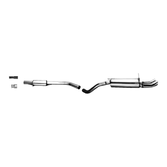 Renault Megane Cabrio 1 - Bastuck Edelstahl Auspuffanlage ab Kat - Bild 1