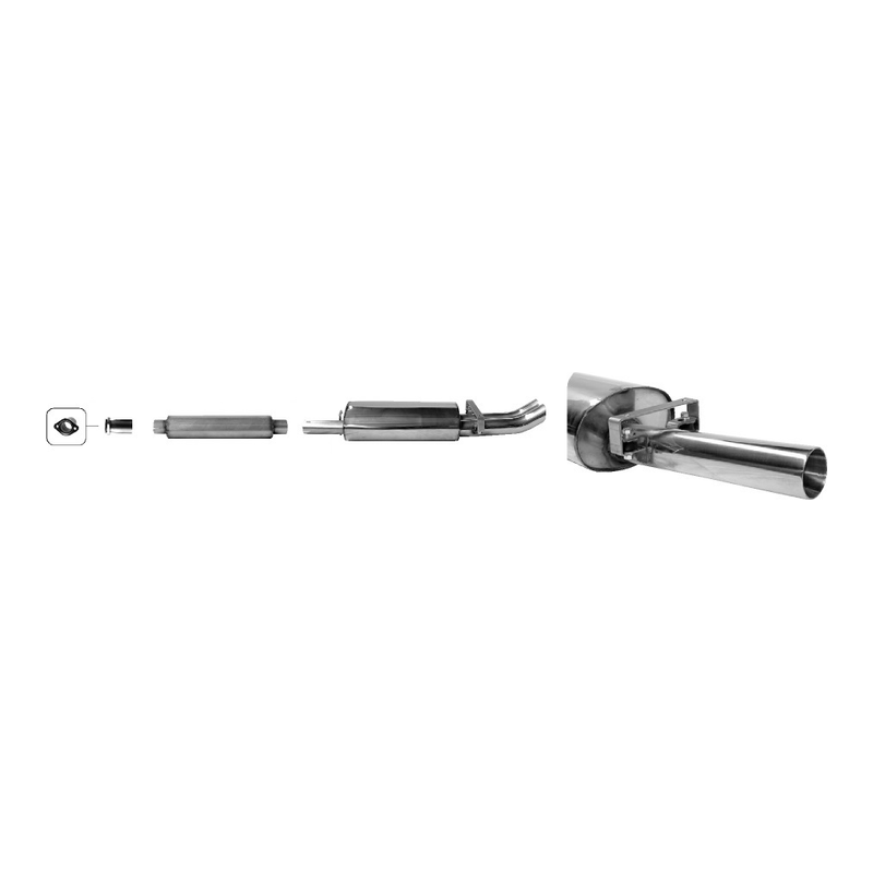Rover Mini - Bastuck Performance Auspuff Anlage ab Kat. V.3 - Bild 1