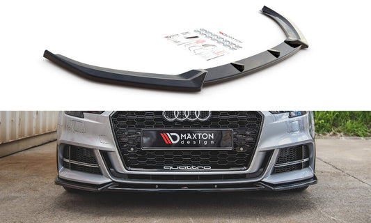Audi A3 8V S-Line Facelift Limousine Frontspoiler - Frontlippe V.3
