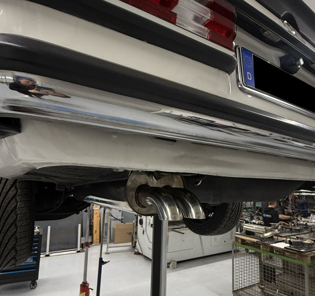 Mercedes E-Klasse - Fox Performance Auspuff Anlage