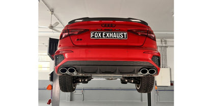 Audi S3 Limousine - Fox Duplex Performance Auspuff Anlage ab OPF Ø 76mm