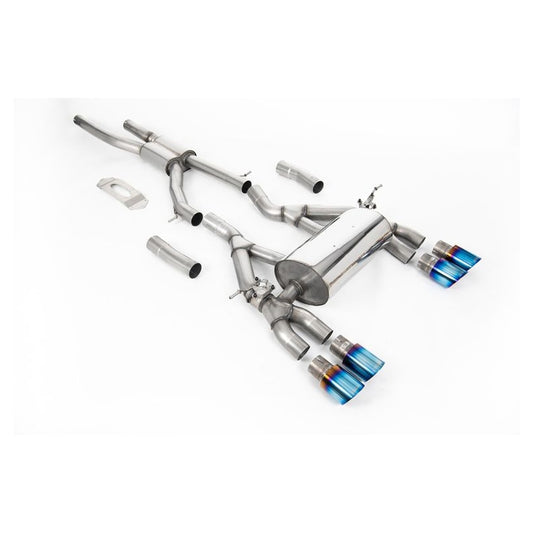 BMW M4 F82 - Milltek Duplex Performance Auspuff Anlage ab OPF Ø 76mm