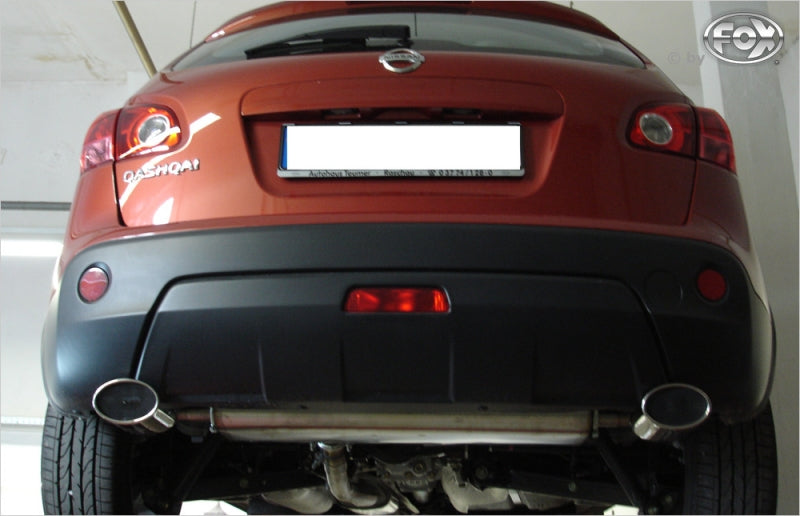 Nissan Qashqai - Fox Duplex Performance Auspuff Quer