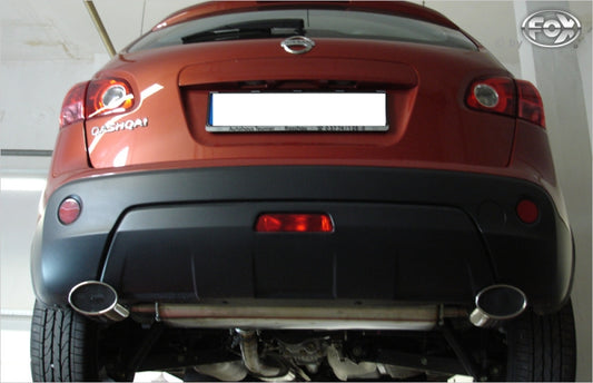 Nissan Qashqai - Fox Duplex Performance Auspuff Quer