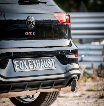 VW Golf 8 GTI Clubsport - Fox Duplex Performance Auspuff Anlage ab OPF Ø 80mm