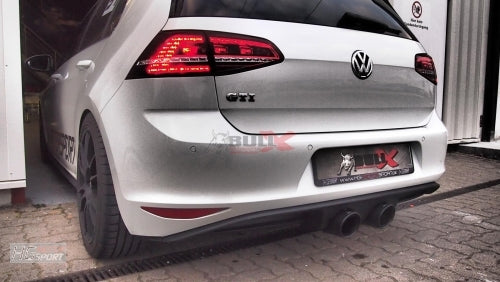 VW Golf 7 GTI - Bull-X Performance Auspuff R Optik & Diffusor