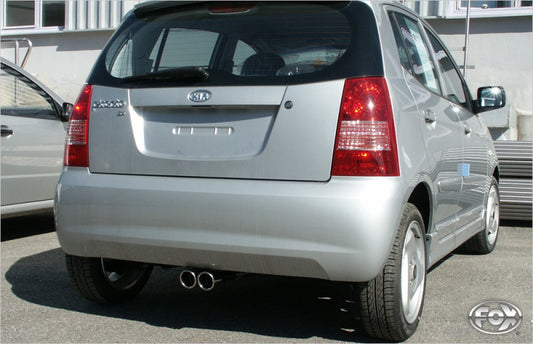 Kia Picanto - Fox Performance Auspuff Mittig
