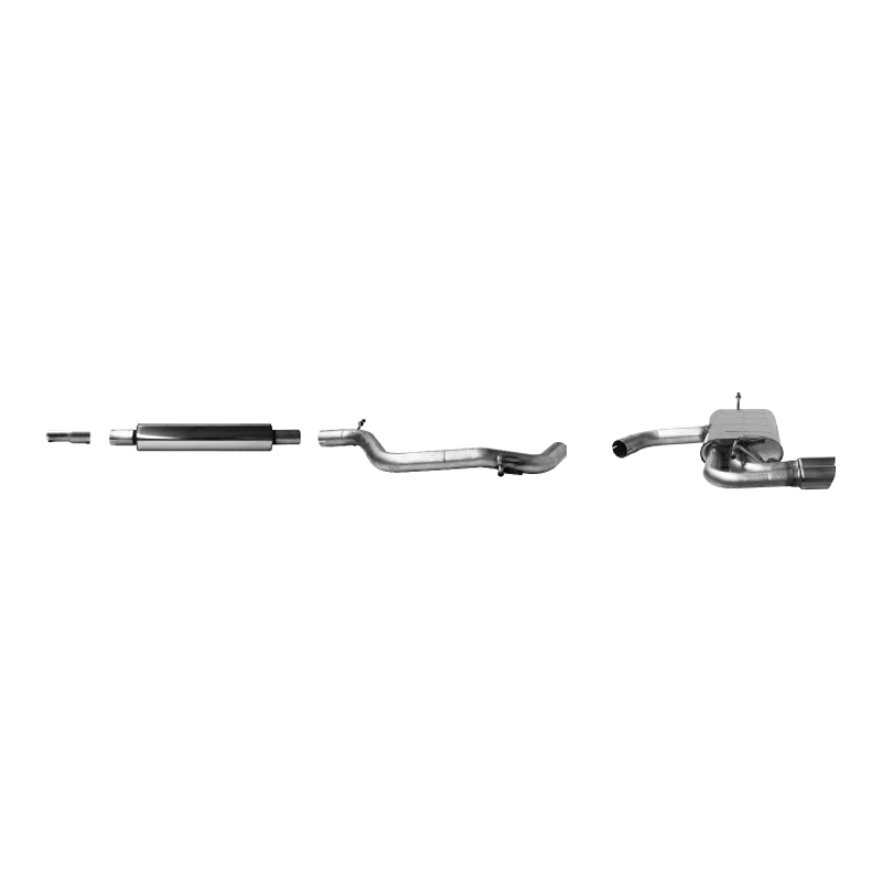 VW Golf 7 - Bastuck Performance Auspuff Anlage ab Katalysator - Bild 1