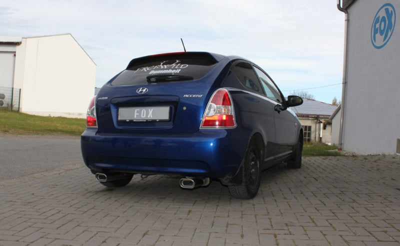 Hyundai Accent Mc - Fox Duplex Performance Auspuff