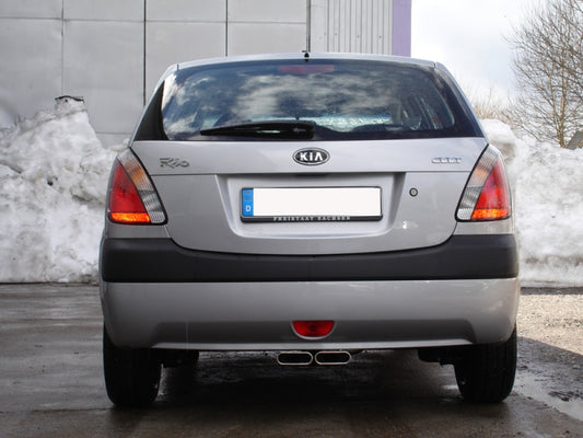 Kia Rio 2 (Jb) - Fox Performance Auspuff Mittig