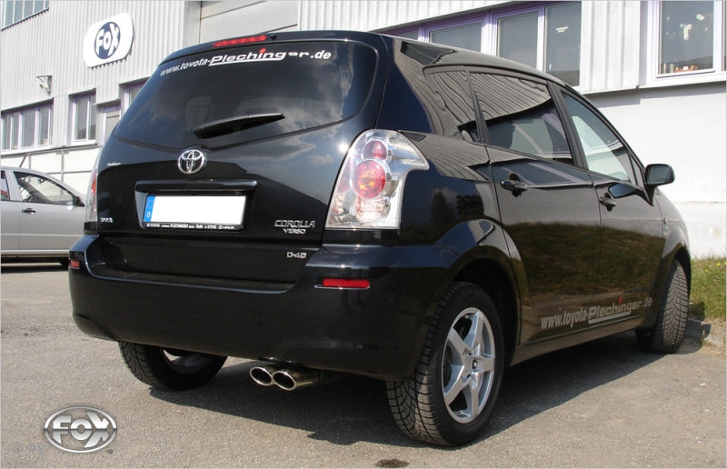 Toyota Corolla Verso - Fox Performance Auspuff