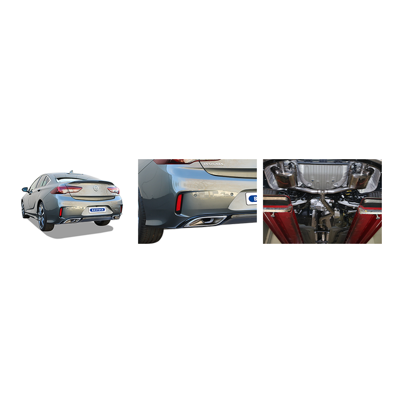 Opel Insignia Gsi - Bastuck Duplex Performance Auspuff Anlage ab Kat - Bild 3