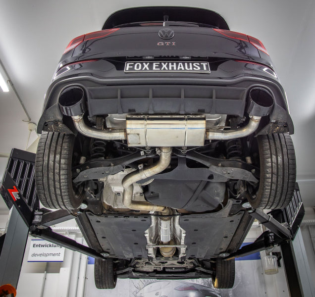 VW Golf 8 GTI Clubsport - Fox Duplex Performance Auspuff Anlage ab OPF Ø 80mm