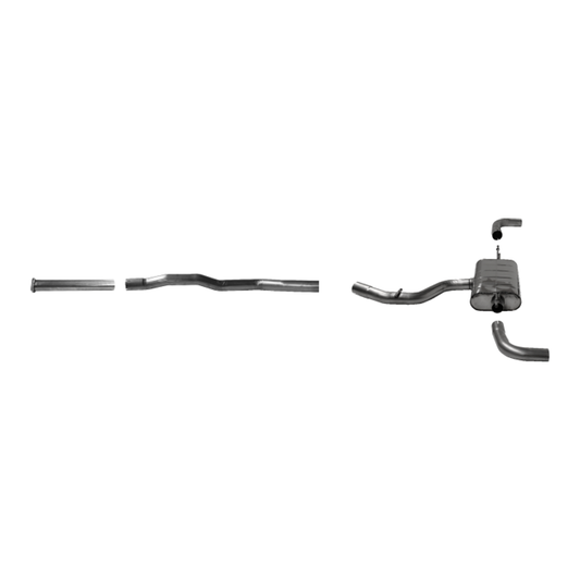 Volvo XC40 - Bastuck Duplex Performance Auspuff Anlage ab Kat. - Bild 1