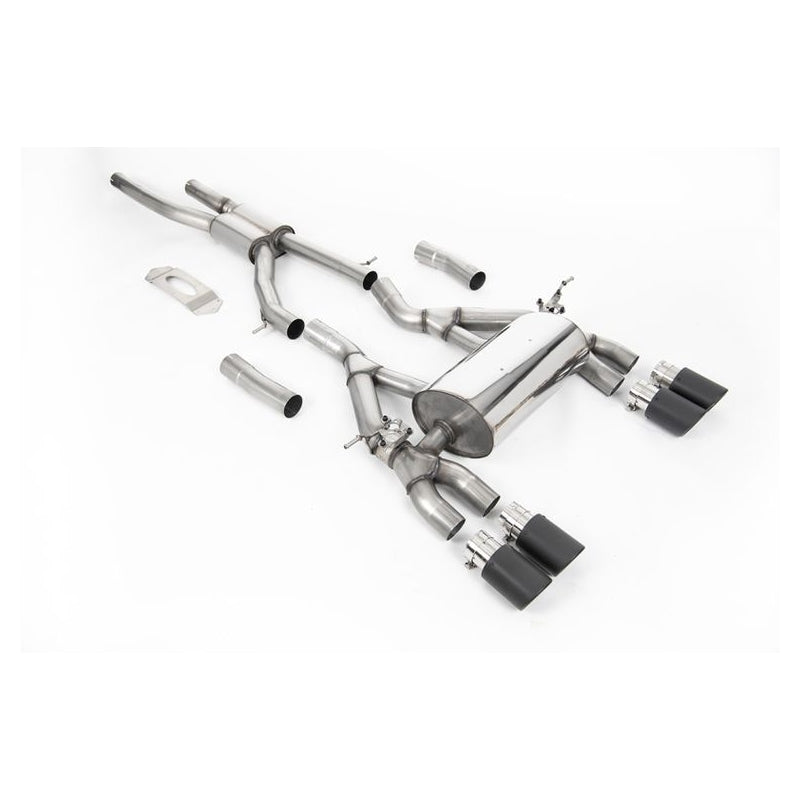BMW M4 F82 - Milltek Duplex Performance Auspuff Anlage ab OPF Ø 76mm