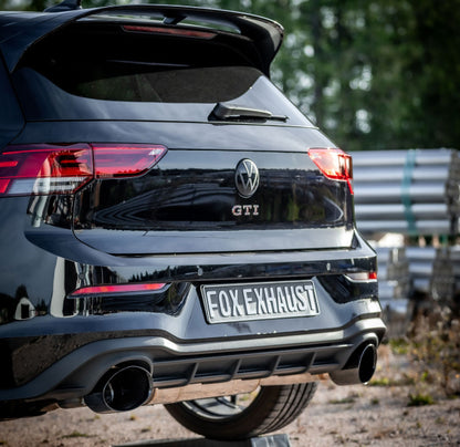 VW Golf 8 GTI Clubsport - Fox Duplex Performance Auspuff Anlage ab OPF Ø 80mm