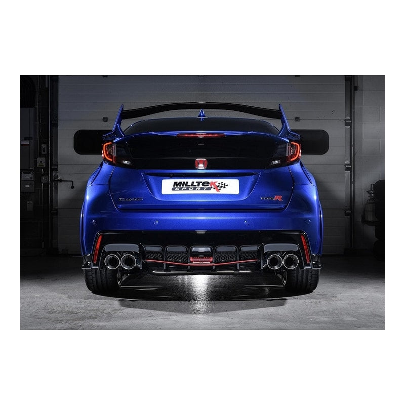 Honda Civic Type R - Milltek Duplex Performance Auspuff Anlage ab Kat