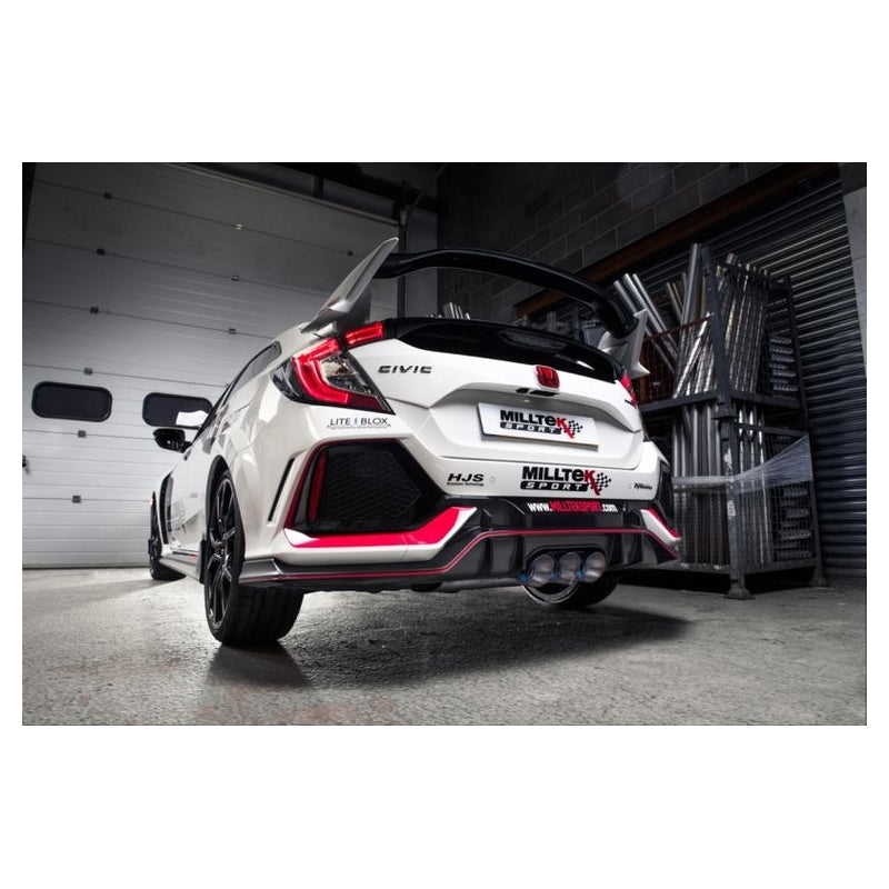 Honda Civic Type R - Milltek Performance Auspuff Anlage ab Kat