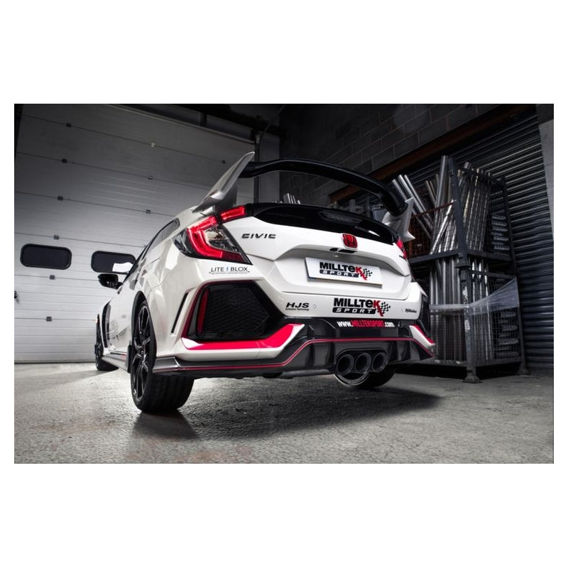 Honda Civic Type R - Milltek Performance Auspuff Anlage ab Kat