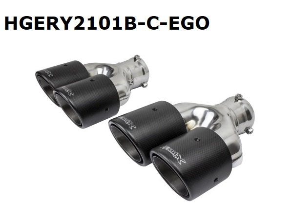 VW Golf 8 R - EGO-X Duplex Performance Auspuff Anlage ab OPF ø 89mm