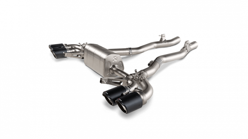 BMW M8 - SLIP-ON TITANIUM AKRAPOVIC DUPLEX AUSPUFF ANLAGE