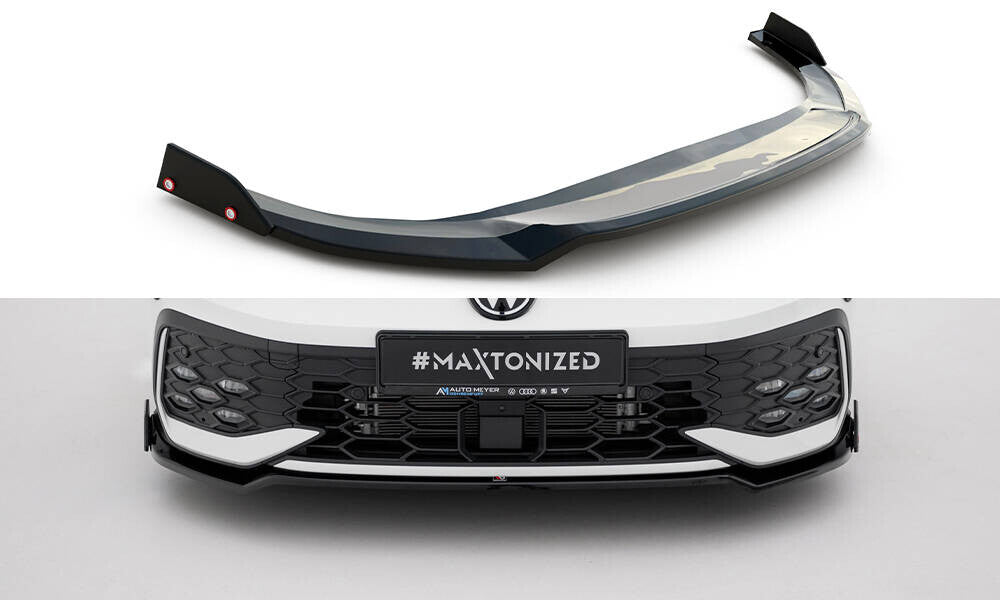 VW Golf 8.5 - Frontspoiler - Frontlippe V.3 + Flaps